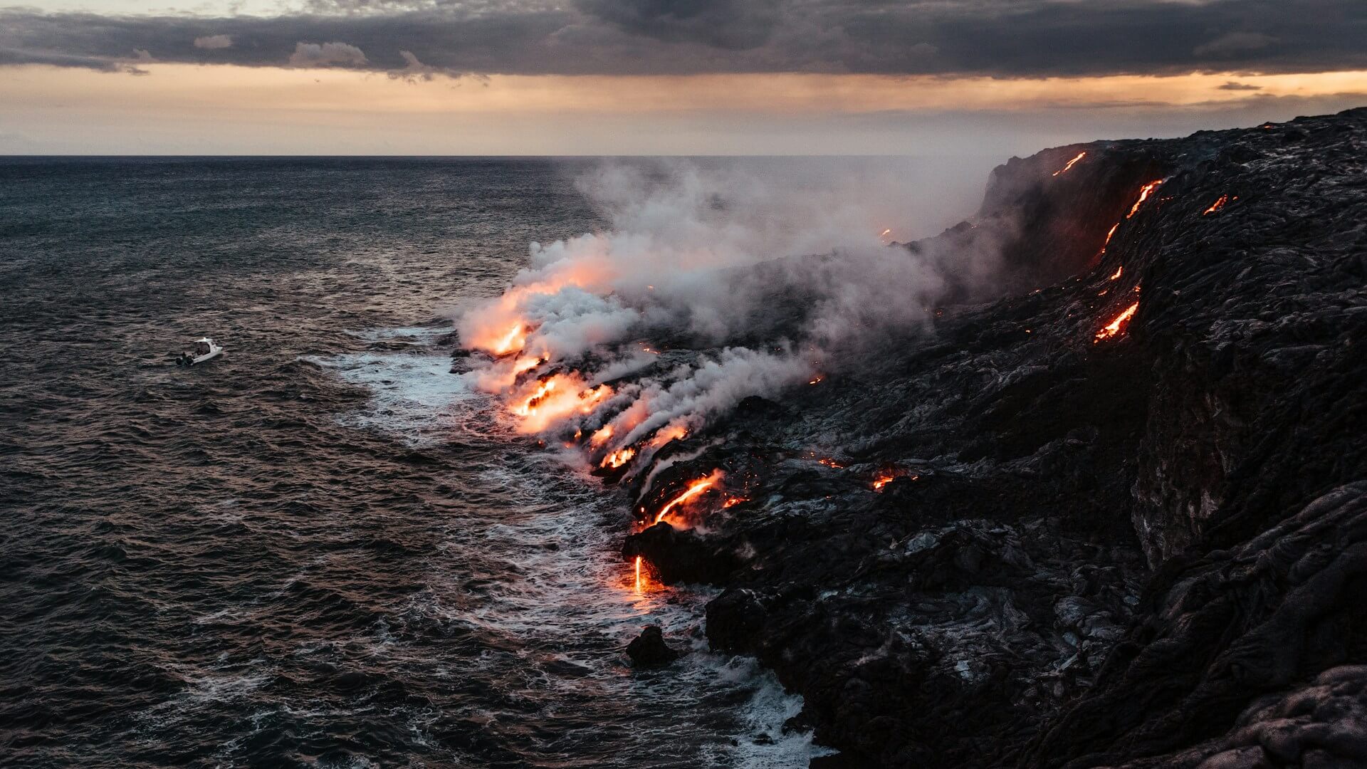 Imagen del volcán Kilauea