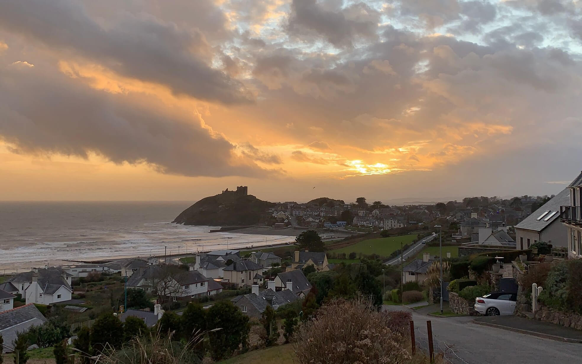 Fotografía del castillo de Criccieth en Gales