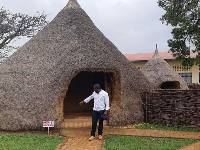 Fotografía de una vivienda africana
